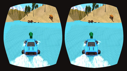 VR Water Surfing Stunt Car Race Simulator screenshot 2