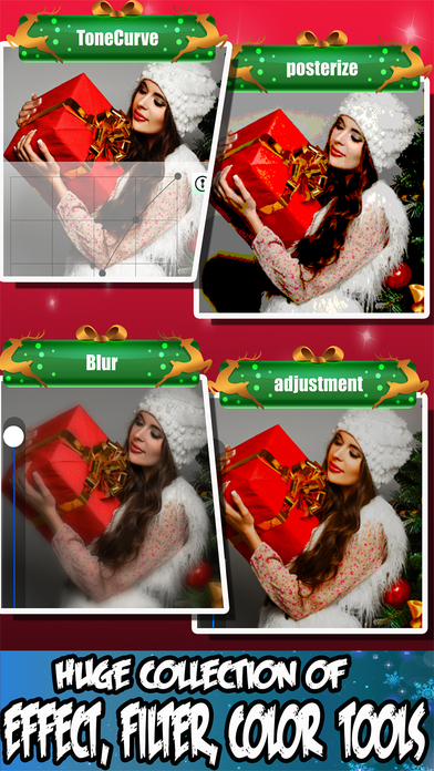 Christmas Editor - Photo Effect, Filter, Emoji Lab screenshot 2