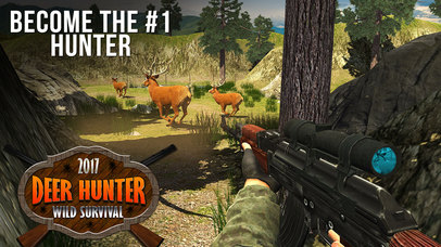 Wild Deer hunting 2017 - Safari Sniper Shooting 3D screenshot 4
