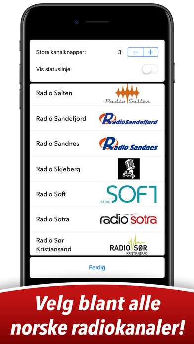 Norsk bilradio - Bedre radio enn DAB / FM i bilen screenshot 3