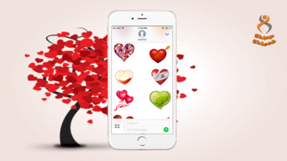 Heart Stickers for Message screenshot 3