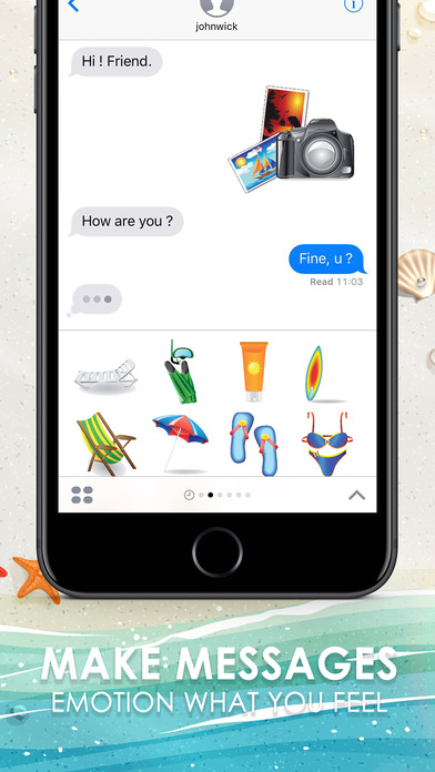 At The Holiday Stickers for iMessage Free screenshot 2