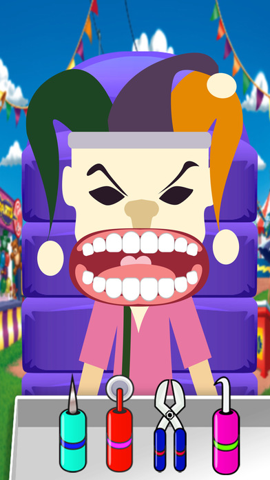 Dentist Clinic Game: Funny Magic Joker Gang screenshot 2