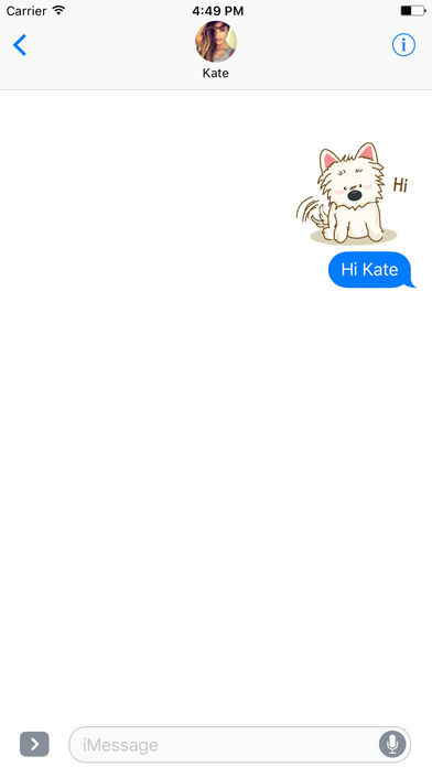 Funny Westie Dog - Stickers for iMessage screenshot 4