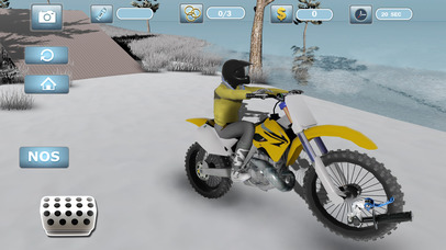 Winter Stunt Bike Sim-ulator 3d: Offroad Snow 2017 screenshot 3