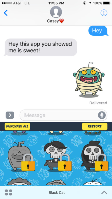 Scary Stickers - Free Stickers for Halloween screenshot 3