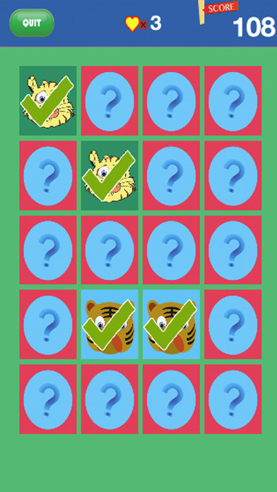 Adventure Tiger Matching Game screenshot 2