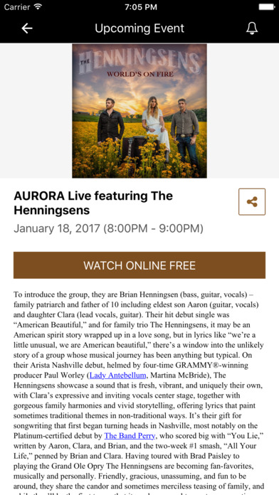 AURORA Nashville screenshot 2