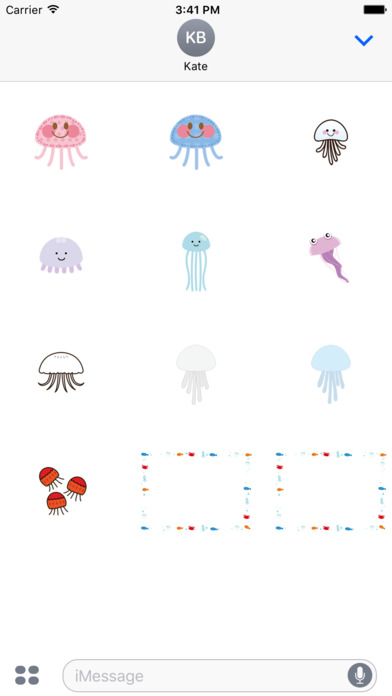 Sticker jellyfish screenshot 2