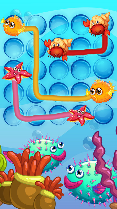 Connect the Sea Animals Puzzle Games screenshot 2