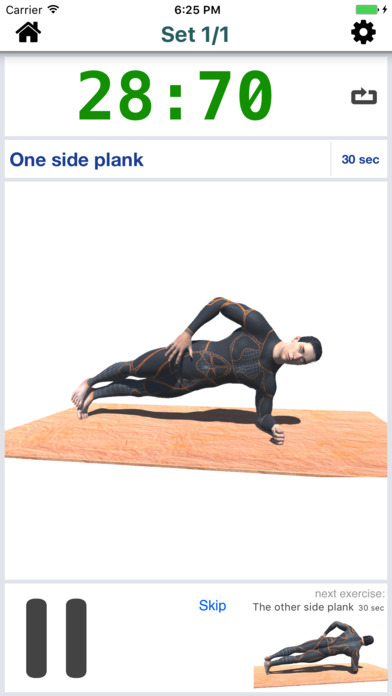 5 Min Plank Workout - Efficient Static Exercise screenshot 3