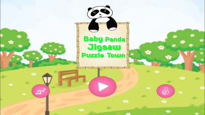 Baby Panda Jigsaw Puzzle Town screenshot 3
