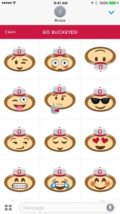 Ohio State Emojis screenshot 2