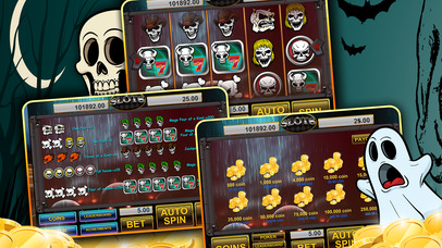 Slot Machines Poker Skulls Casino screenshot 2