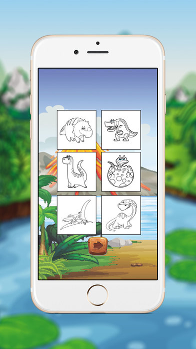Happy Dinosaur Coloring Book For Kids screenshot 3