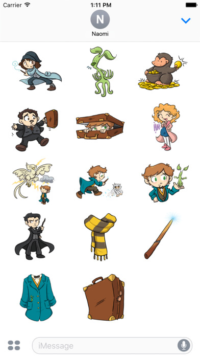 FANTASTIC BEASTS AND WHERE TO FIND THEM STICKERS screenshot 4