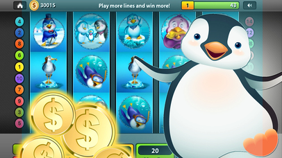 Penguin Slots Machine Win Big screenshot 3