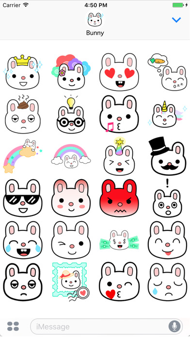 I Am Bunny Animated Stickers screenshot 3
