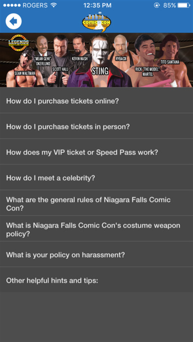 Niagara Falls Comic Con screenshot 4
