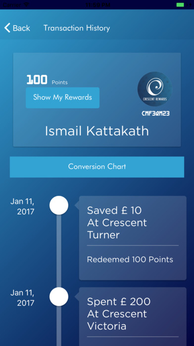 Crescent Rewards screenshot 3