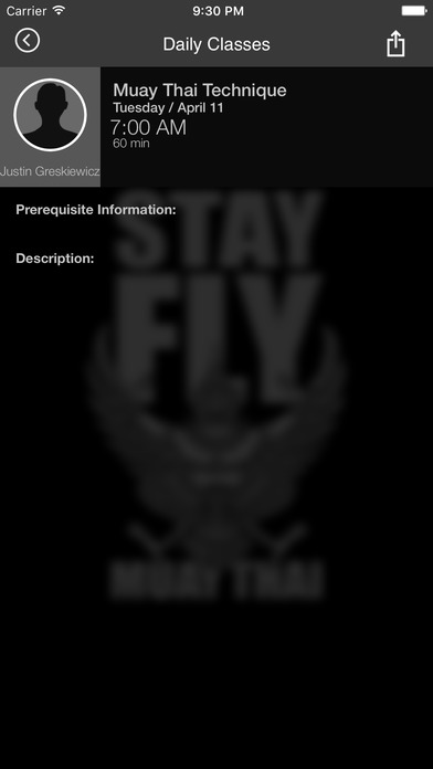 Stay Fly Muay Thai screenshot 4