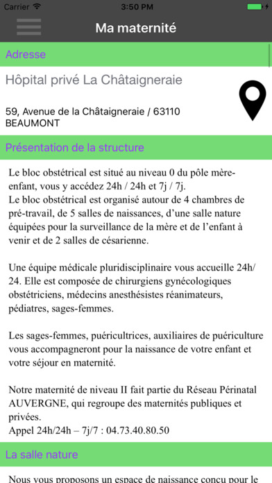RSPA - CH La Chataigneraie screenshot 2