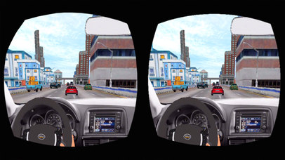 VR Highway Simulation Car Drive Game screenshot 3