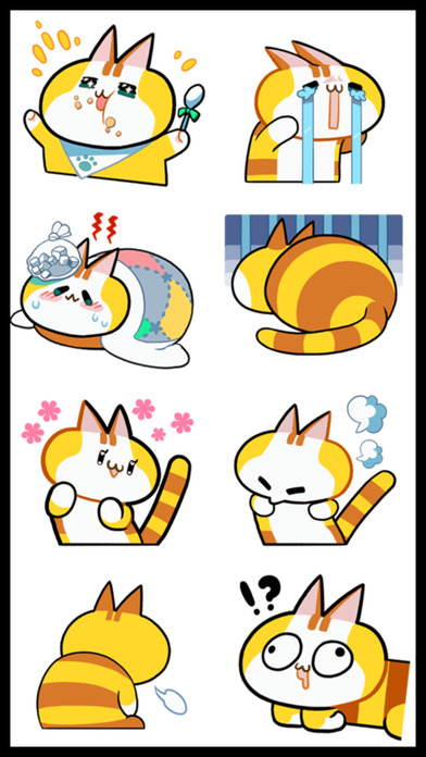 Crazy Cat Sticker Pack screenshot 2