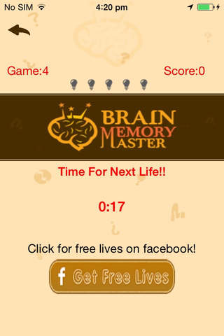 Brain Memory Master screenshot 2