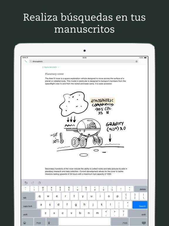 Captura de pantalla del iPad 4