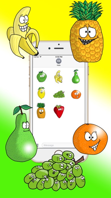 Fruitiful Fruit Stickers screenshot 2