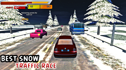 Snow Car Racing Game  : Free Adventure screenshot 4