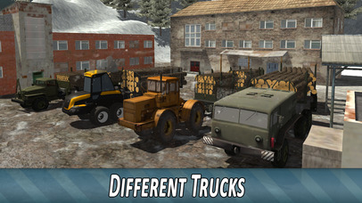 Winter Timber Truck Simulator screenshot 4