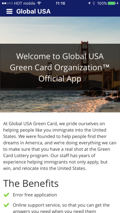 Global USA Green Card screenshot 2