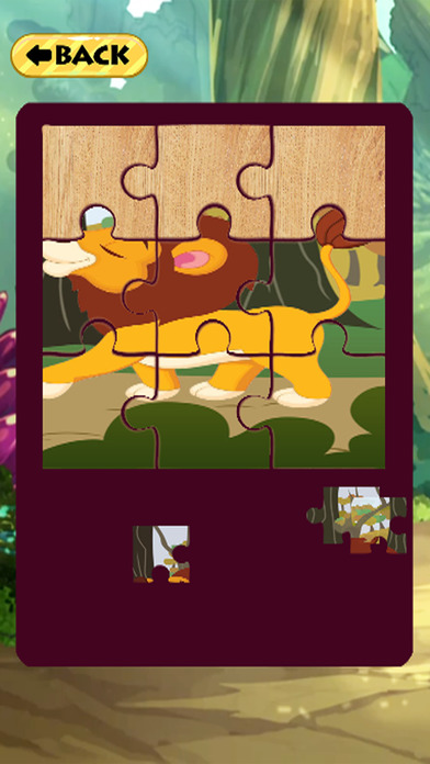 Kids Jigsaw Puzzles For Lion Queen Version screenshot 3