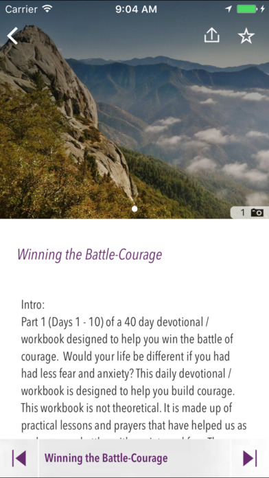 Audio Devotions on Courage screenshot 2