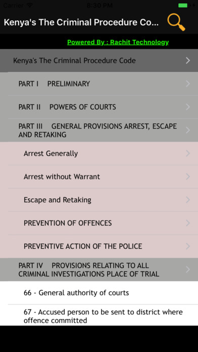 Kenya's The Criminal Procedure Code screenshot 2
