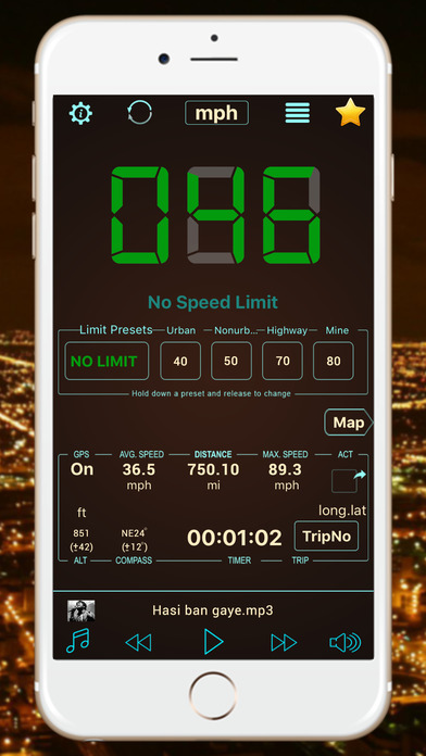 Speedometer Speed Limit Box screenshot 4