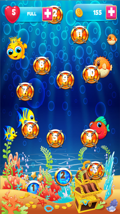 Mermaid Princess Underwater Bubble Shooter Games screenshot 2