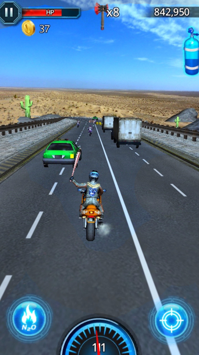 Motorcycle Chicago Highway Racing - 3D Games screenshot 4