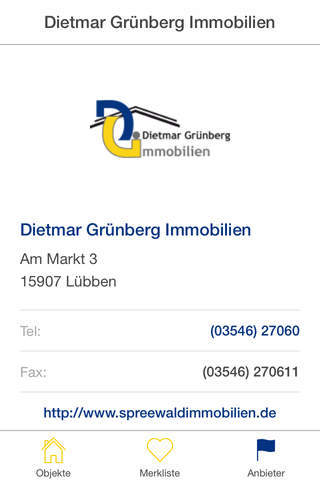 Dietmar Grünberg Immobilien screenshot 2