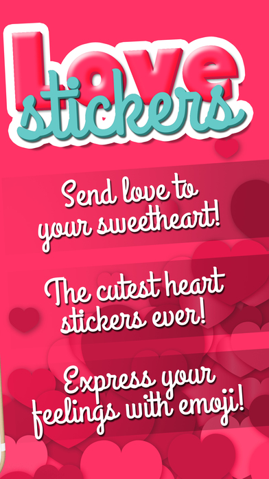 Love Stickers for iMessages – Romantic Emoji screenshot 2