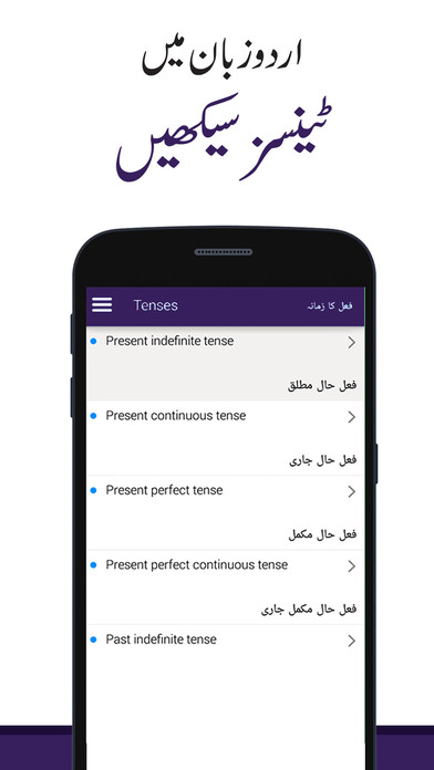 Learn English Tenses in Urdu screenshot 2