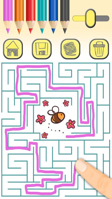 Mazes for kids and fun labyrinth brain games - Pro screenshot 2