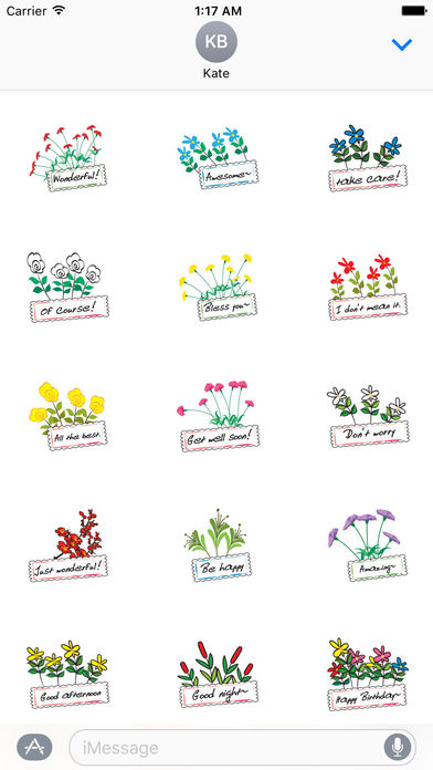 Language Of Flowers Sticker Packs screenshot 2