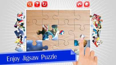 Magic Jigsaw Puzzle lively Games For Doraemon screenshot 2