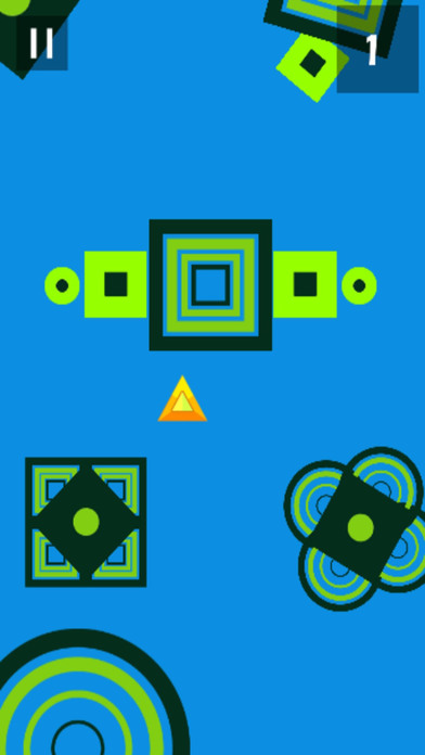 Bouncy Triangle Up Rising Dash screenshot 3