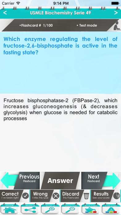 USMLE Biochemistry 8500 Flashcards & Exam Quiz screenshot 3