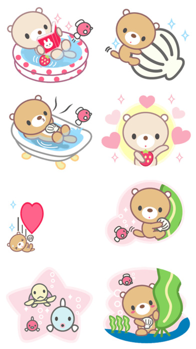 Cute Bear Lovers - Stickers! screenshot 3