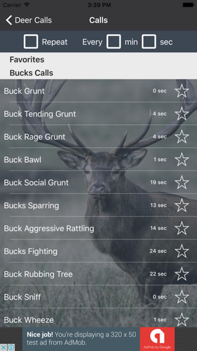 Whitetail Hunting Calls PRO screenshot 2